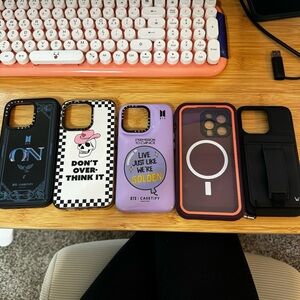 EUC/EGC Casetify, Walli, Lifeproof, Apple Phone Cases for iPhone 13 Pro!